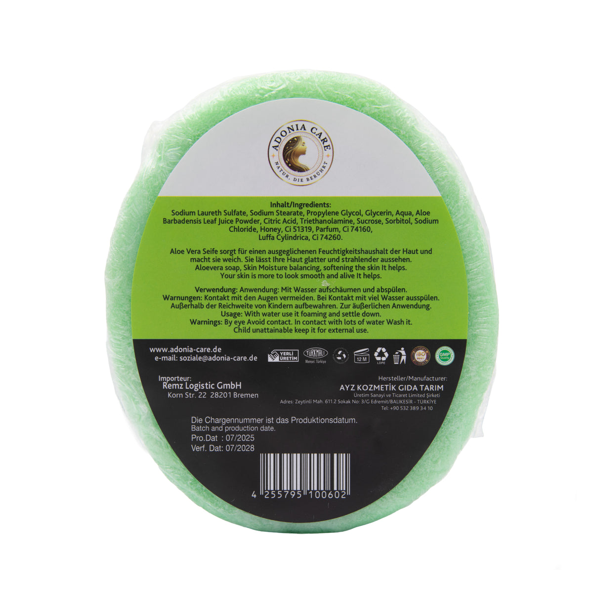 Aloe Vera Naturschwammseife von Adonia Care – Ansicht 11