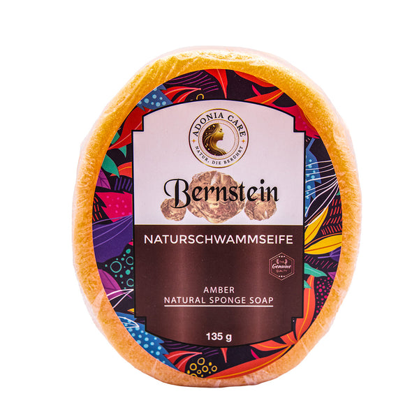 Bernstein Naturschwammseife von Adonia Care