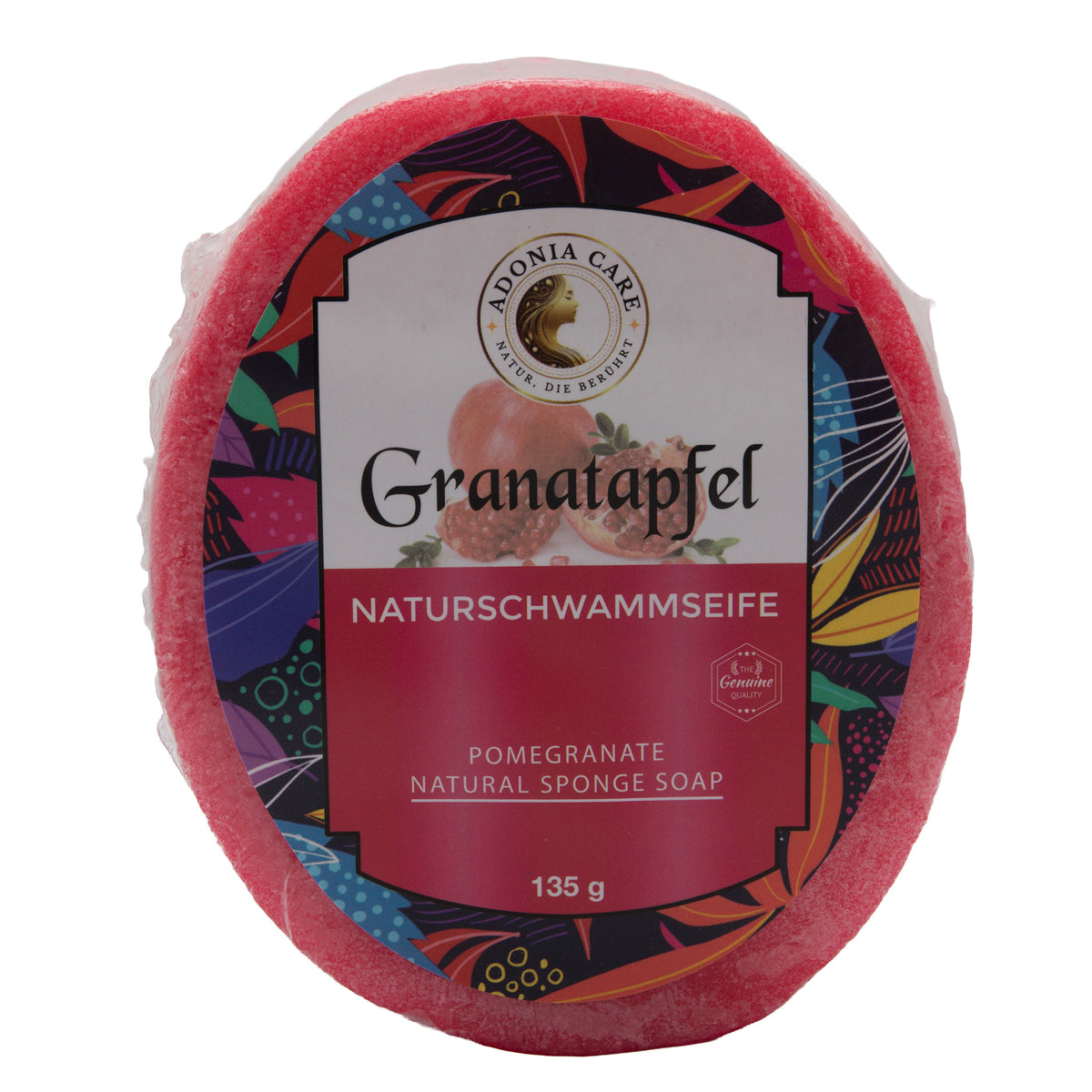 Granatapfel Naturschwammseife von Adonia Care
