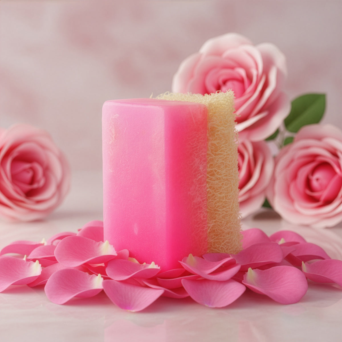 Rosenseife mit Kürbiskernfasern von Adonia Care – Ansicht 9