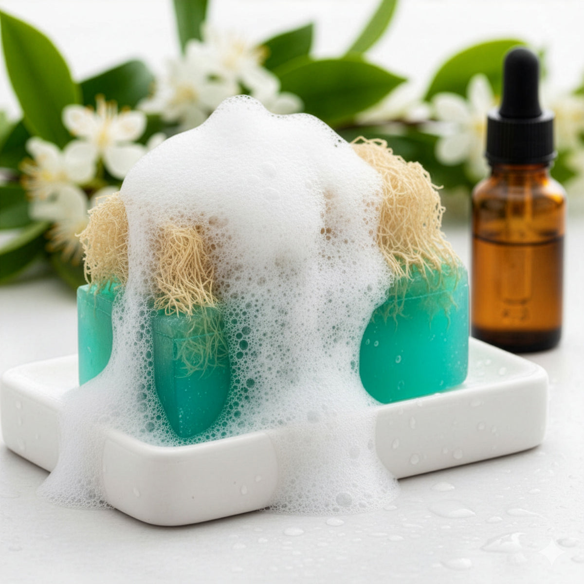 Teebaumseife mit Kürbiskernfasern von Adonia Care – Ansicht 5