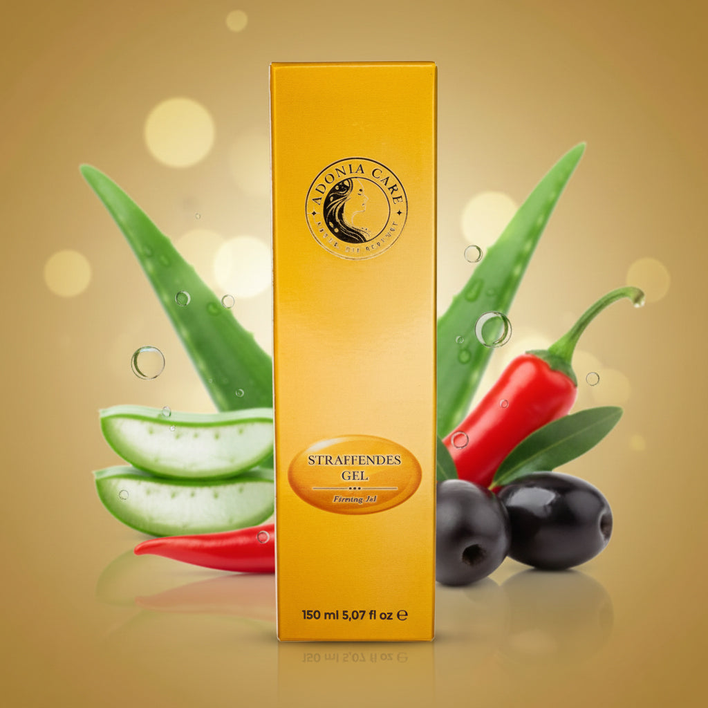 Adonia Care Straffendes Gel – kühlendes Massagegel für Bauch, Beine & Po (150 ml)