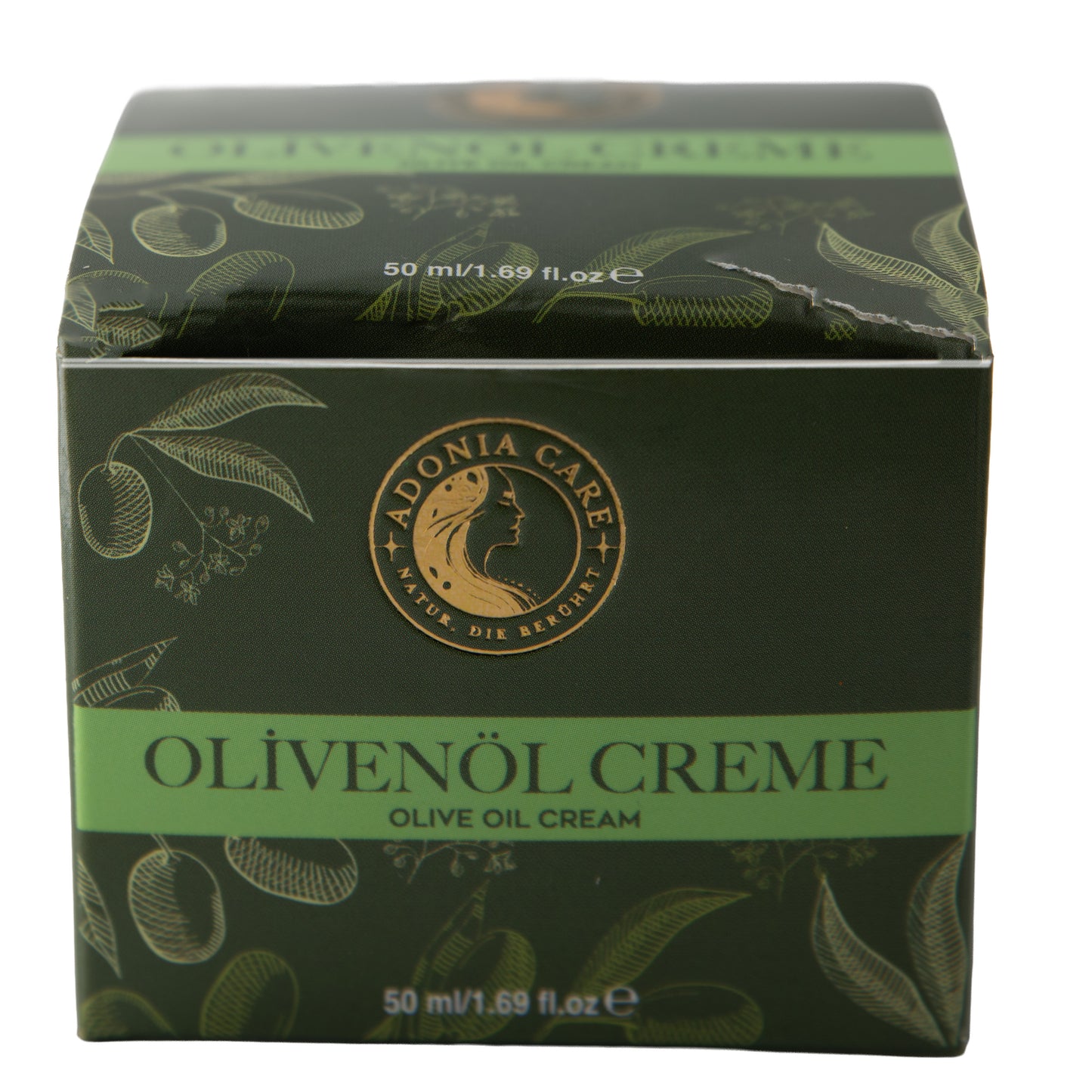 Adonia Care Olivenöl Creme – intensive Pflege für trockene Haut (50 ml)