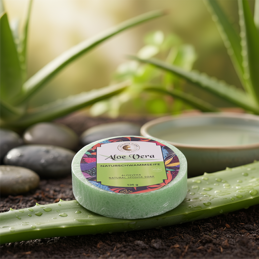 Aloe Vera Naturschwammseife von Adonia Care – Ansicht 9