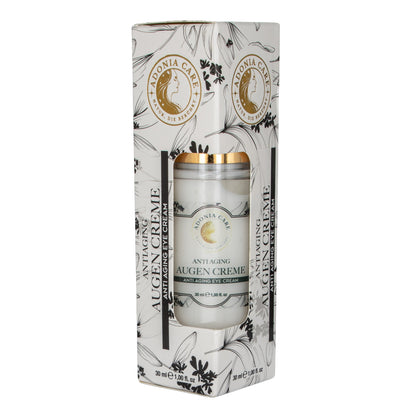 Adonia Care Anti-Aging Augencreme – Hochwirksame Pflege für die Augenpartie – 30 ml mit 3-fach Hyaluron, Peptiden & Baobab-Öl