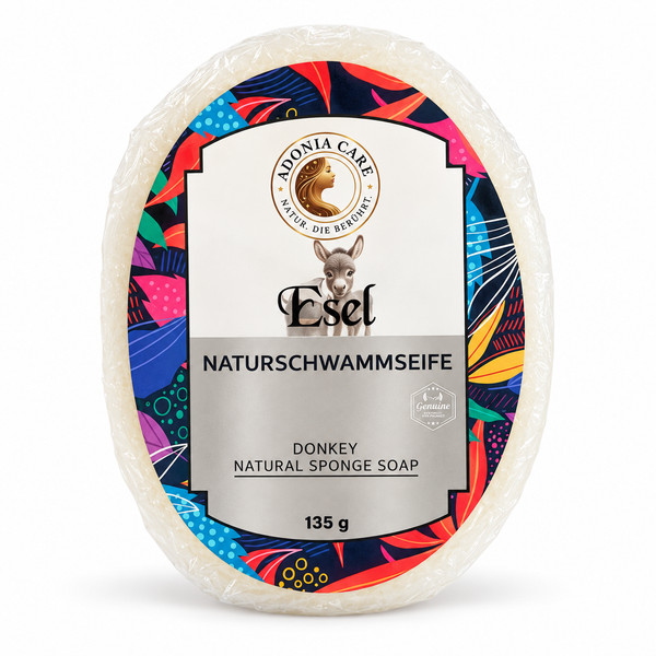 Eselsmilch Naturschwammseife von Adonia Care