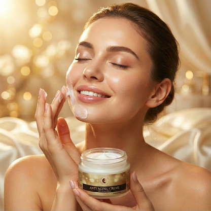 Adonia Care Anti-Aging Creme – 50 ml mit Shea, Panthenol, Vitamin E & Traubenkernöl