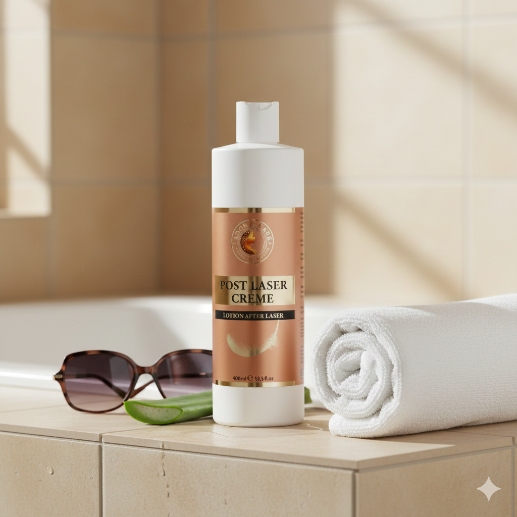 Adonia Care Post Laser Creme – beruhigende Körperlotion nach Laser & Sonne – 400 ml