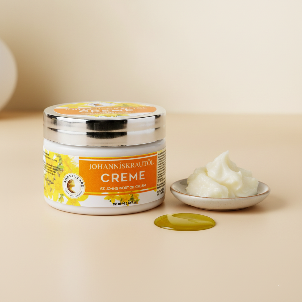Adonia Care Johanniskrautöl Creme (Sarı Kantaron) – reichhaltige Pflege | Adonia Care | 100 ml