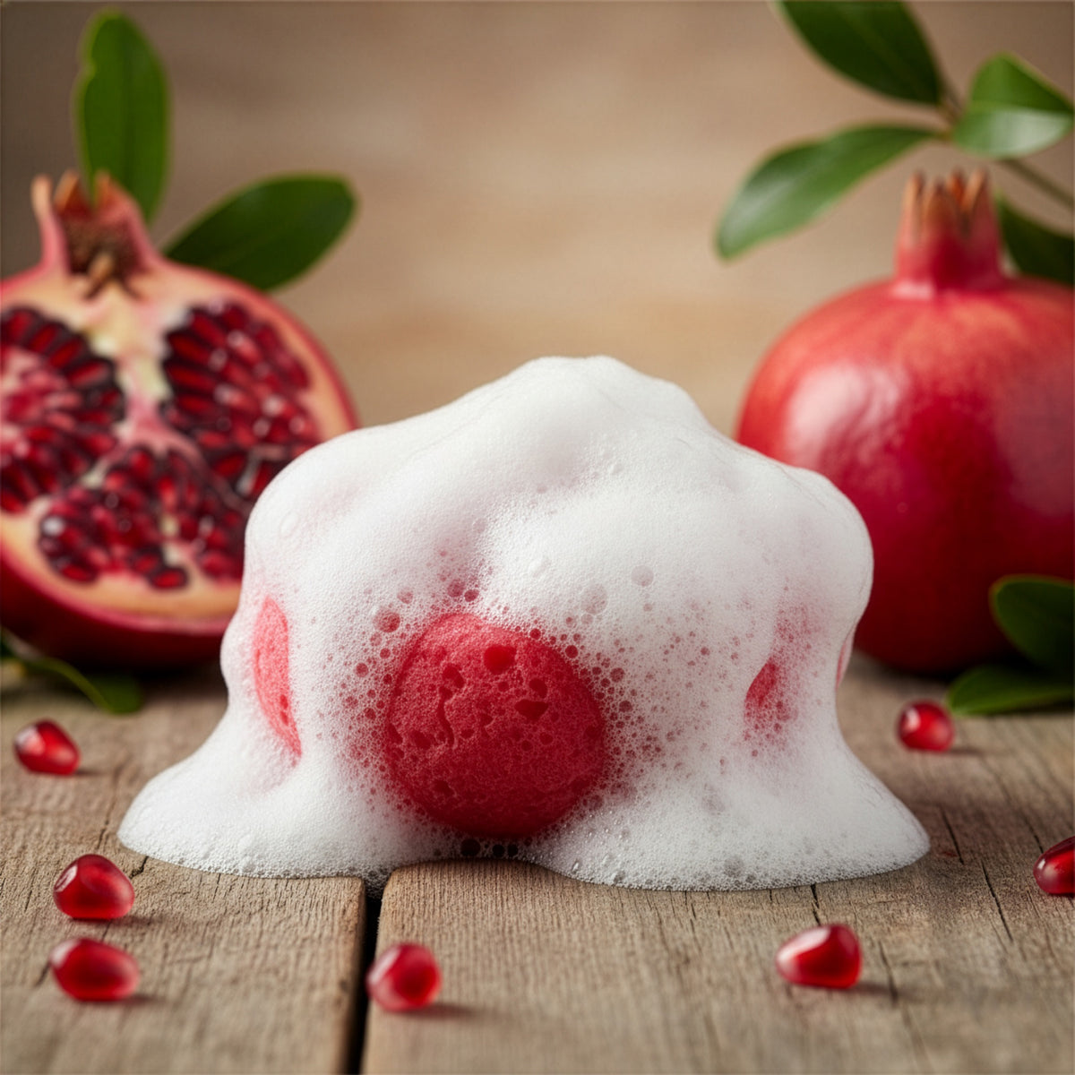 Granatapfel Naturschwammseife von Adonia Care – Ansicht 5