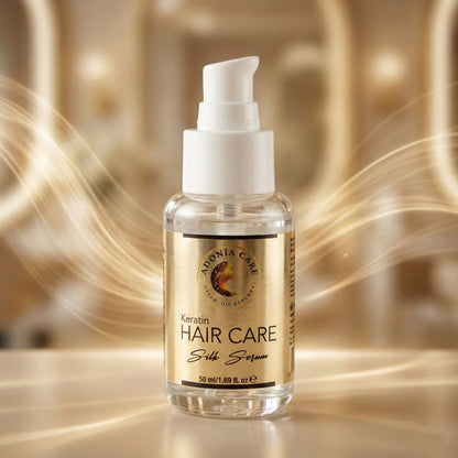 Adonia Care Keratin HAIR CARE Silk Serum – Glanz & Schutz für strapaziertes Haar (50 ml)
