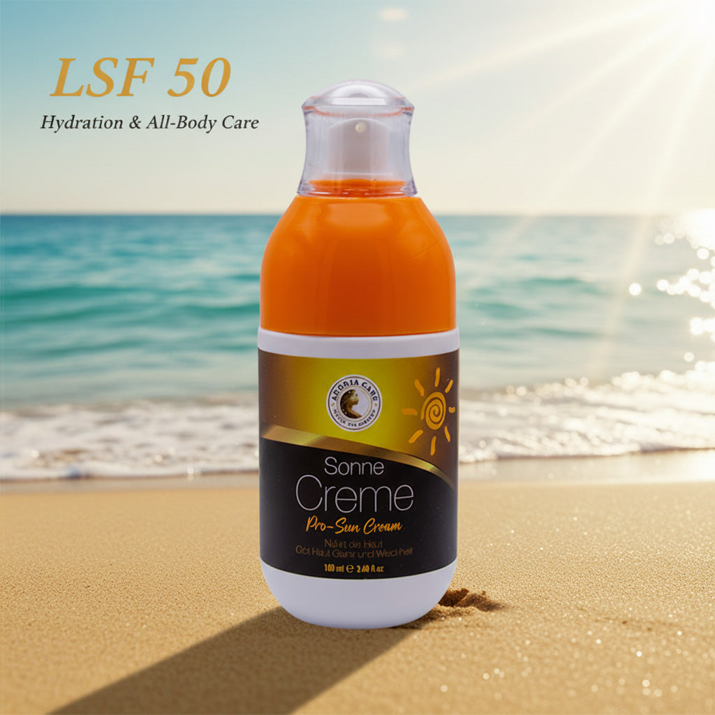 Sonnencreme LSF 50+ ☀️  Unsichtbarer Schutz für deine Haut – Produktfoto