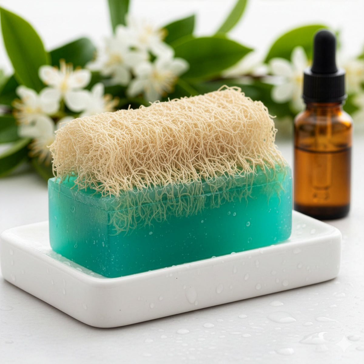 Teebaumseife mit Kürbiskernfasern von Adonia Care – Ansicht 7