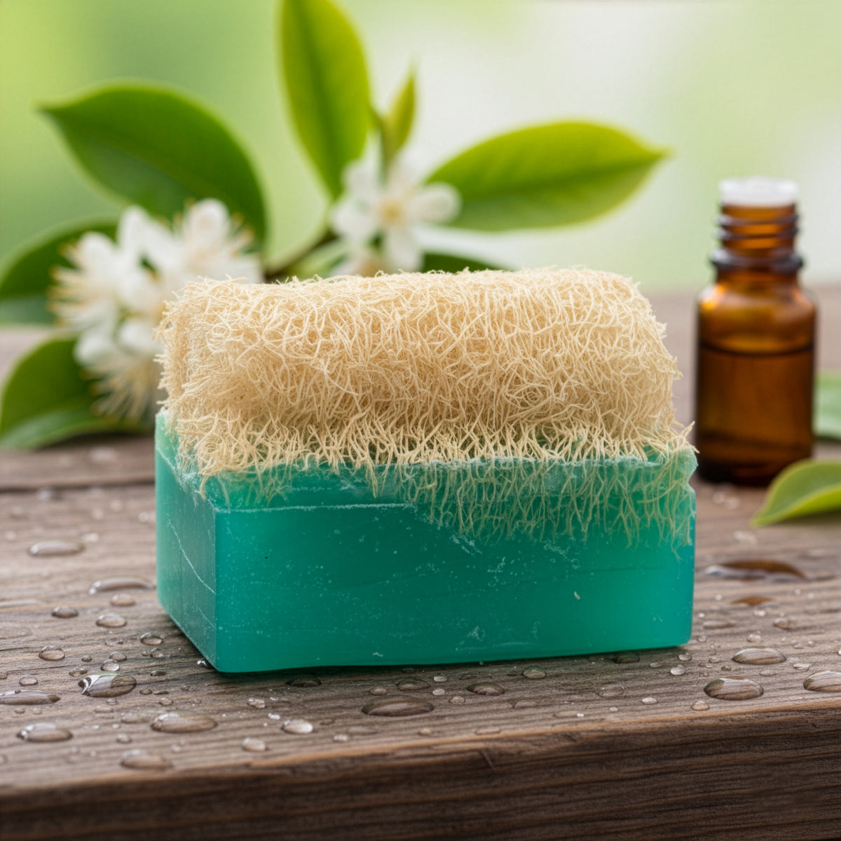 Teebaumseife mit Kürbiskernfasern von Adonia Care – Ansicht 4
