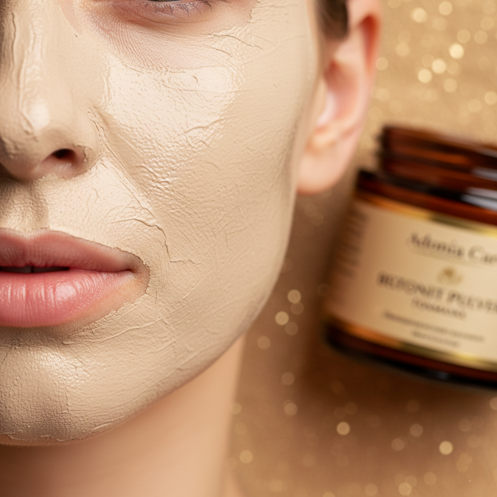 Adonia Care Bentonit Pulver Tonmaske – naturreine Tiefenreinigung (100 ml)