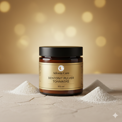 Adonia Care Bentonit Pulver Tonmaske – naturreine Tiefenreinigung (100 ml)