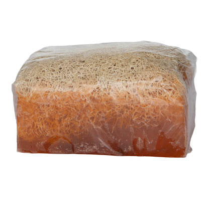 Adonia Care Ziegenmilchseife mit Kürbisfasern – sanft peelende Naturseife – 100 g