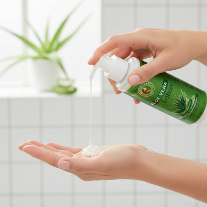 Adonia Care Aloe Vera Lotion – 24h Feuchtigkeits-Körperlotion für zarte Haut – 150 ml